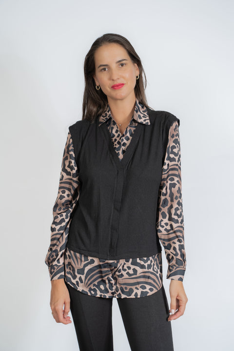 Chaleco/Blusa Animal Print