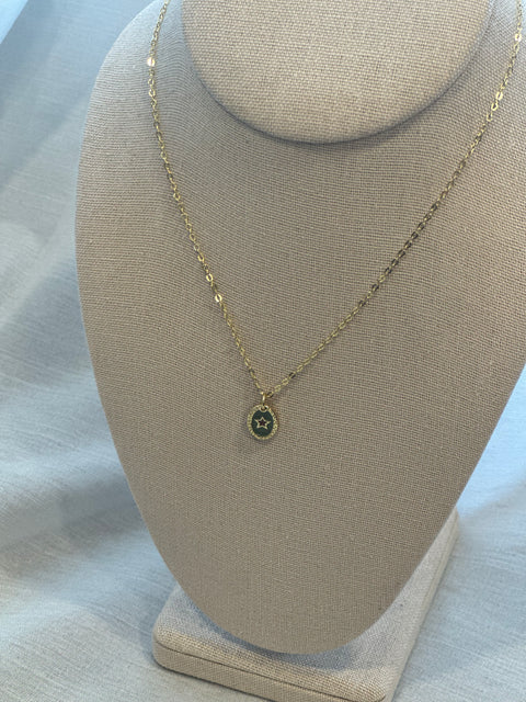 Collar estrella verde con bureo