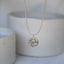 Collar Virgen Cuerito Beige