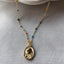 Collar Virgen Nacar Cadena Colores