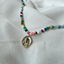 Collar Virgen Nacar Mostacillas Color