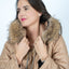 PARKA GORRO BEIGE