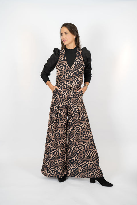PALAZZO ANIMAL PRINT