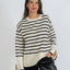 CHALECO LINEAL BLANCO NEGRO