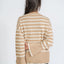 CHALECO LINEAL BEIGE BLANCO