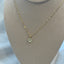 Collar estrella blanco con verde agua