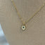 Collar estrella blanco con verde agua