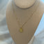 Collar virgen dorado