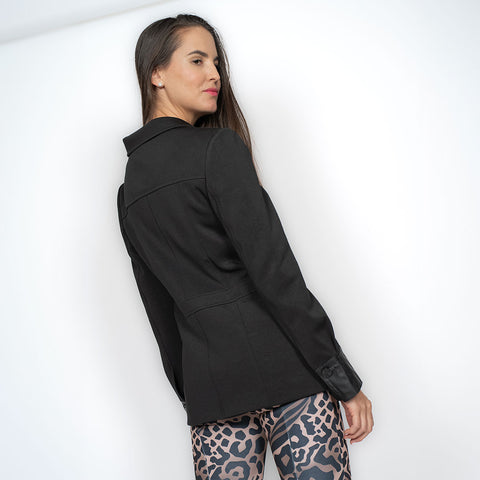CHAQUETA CORTES NEGRA