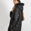 PARKA NEGRA GORRO