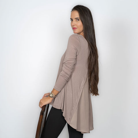 POLERA ELIANA TAUPE